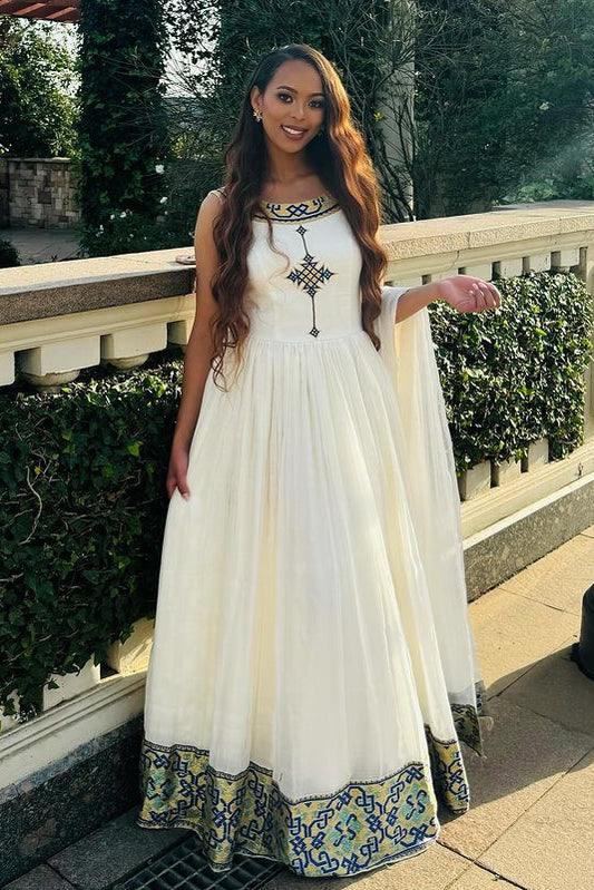 Modern and Beautiful Habesha Dress Ethiopian Traditional Habesha Kemis