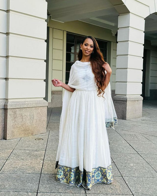 Modern and Beautiful Habesha Dress 