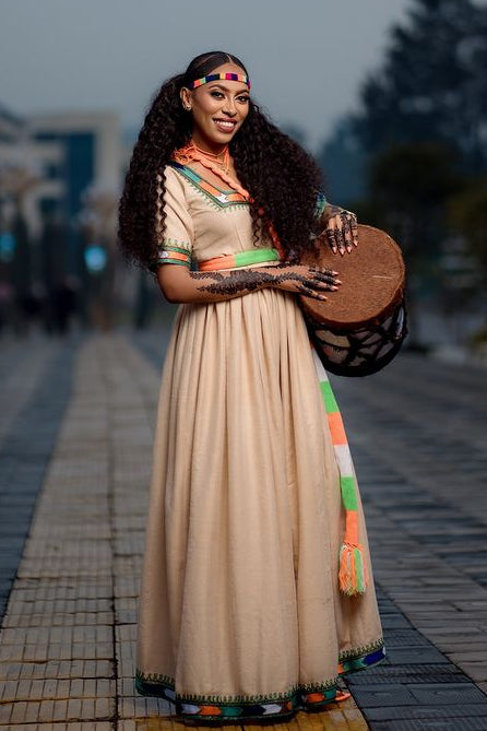 Gorgeous Light Color Ashenda Dress 