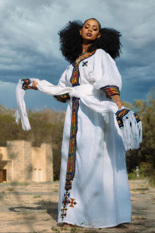 Timeless Elegance Habesha Kemis 
