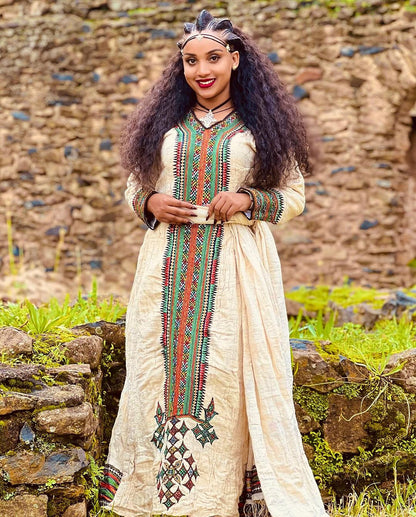  Timeless Charm Habesha Dress