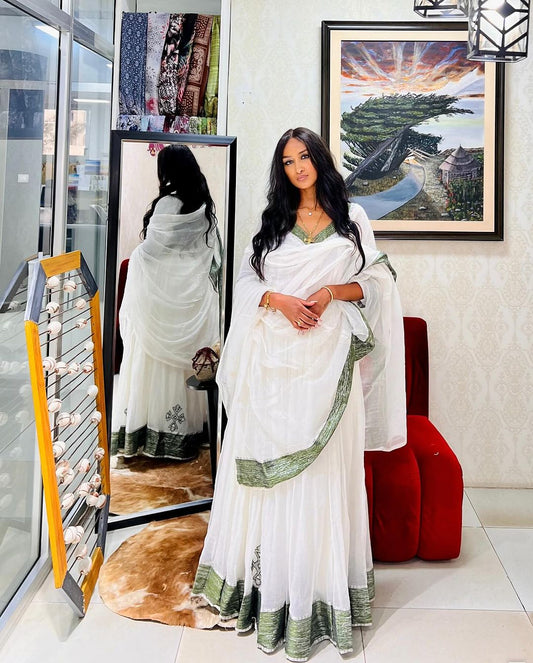 Exquisite Tradtional Ethiopian Dress