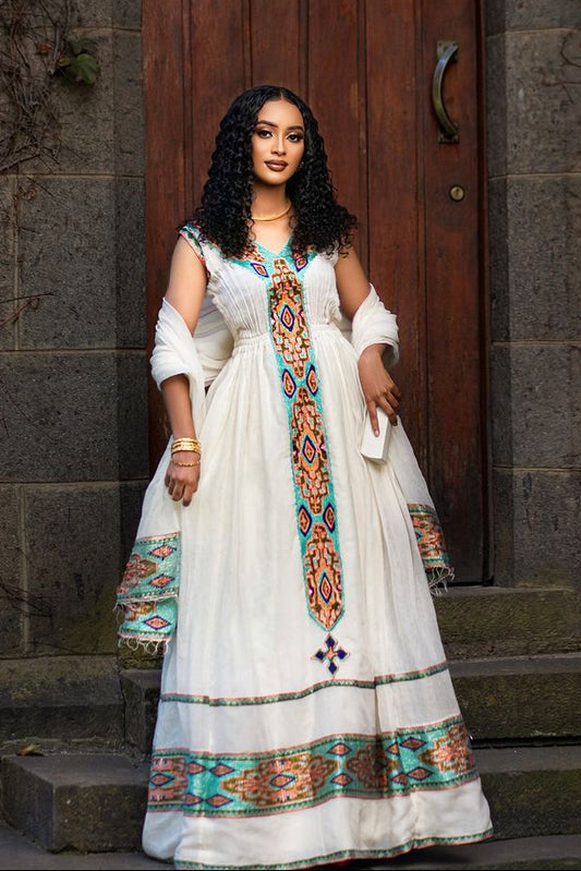 Beautiful Cultural Habesha Dress