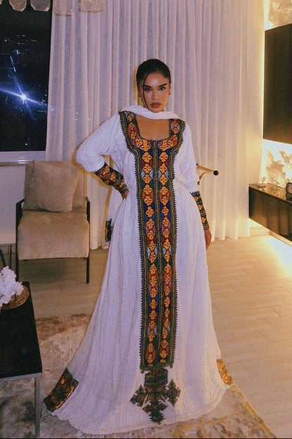 Striking Traditional Ethiopian Dress