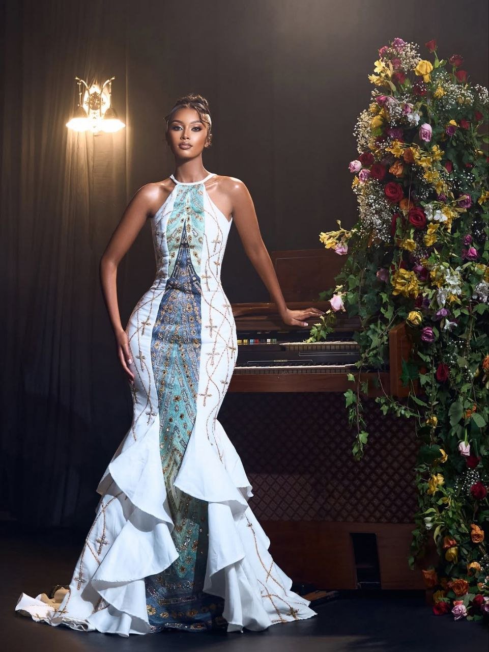 Modern Wedding Habesha Dress with Contemporary Design – Habesha Kemis – Ethiopian Wedding Dress
