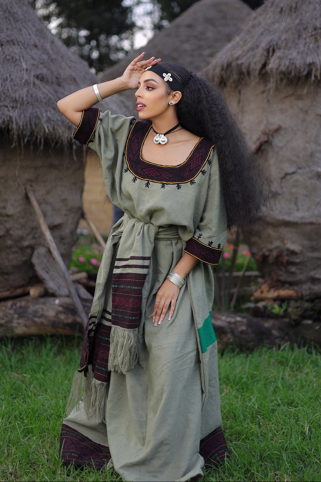 ethiopian dress Matching Couple Attire White & Silver Traditional Wedding Outfit XS Our team customizes each order to ensure it fits beautifully Ethiopian clothing women's capeContent