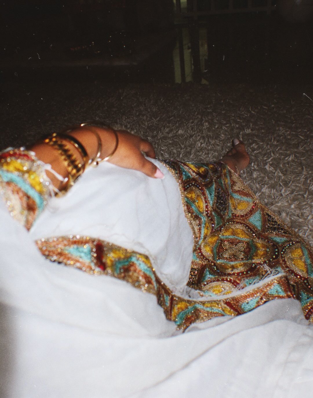 Sophisticated Habesha Dress Golden Yellow and Light Turquoise Ornate Ethiopian Dress 932