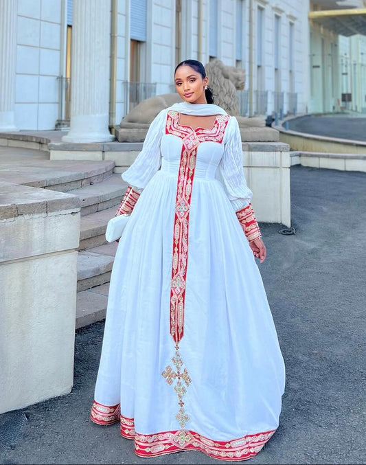 Luxury Ethiopian Clothing Authentic Habesha Kemis Online Boutique