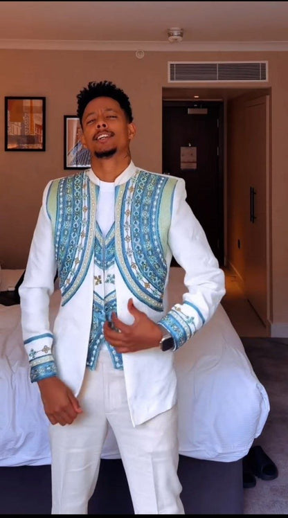 Premium Traditional Ethiopian Clothing Authentic Habesha Groom & Formal Wear