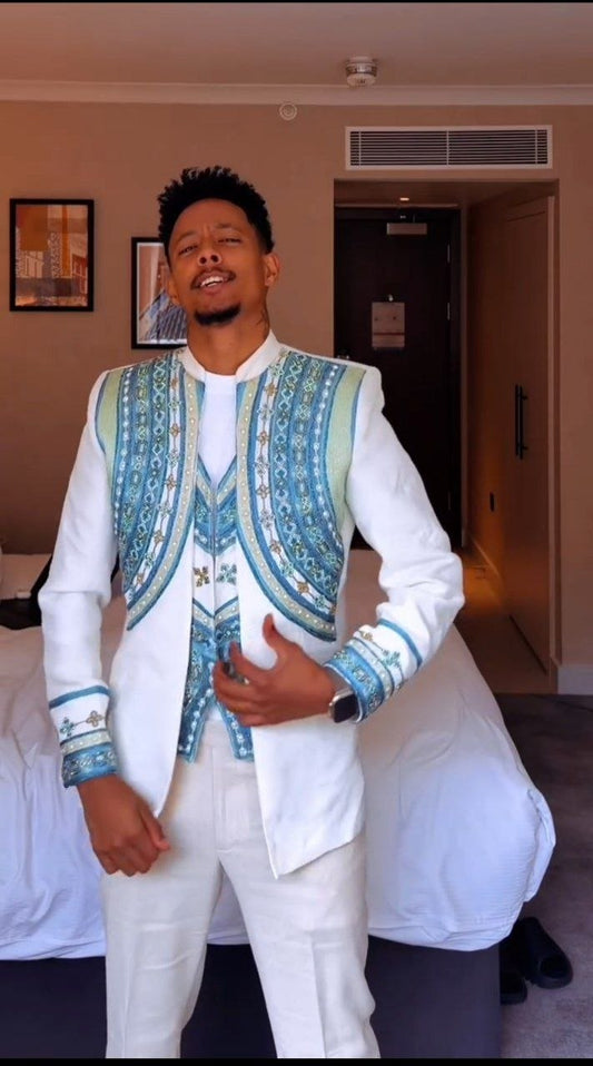 Premium Traditional Ethiopian Clothing Authentic Habesha Groom & Formal Wear