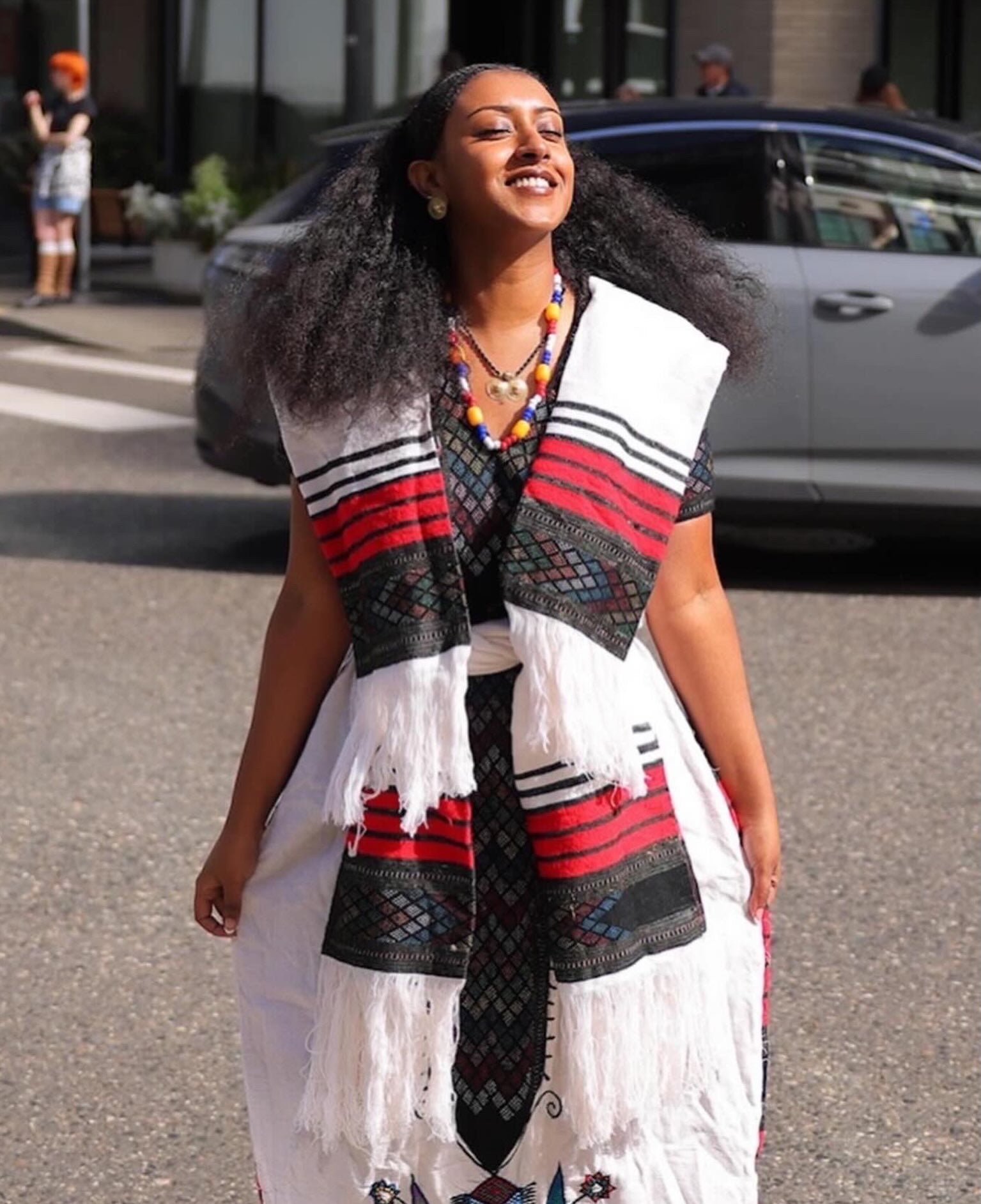 Handwoven Ethiopian Netela Shawl Set 