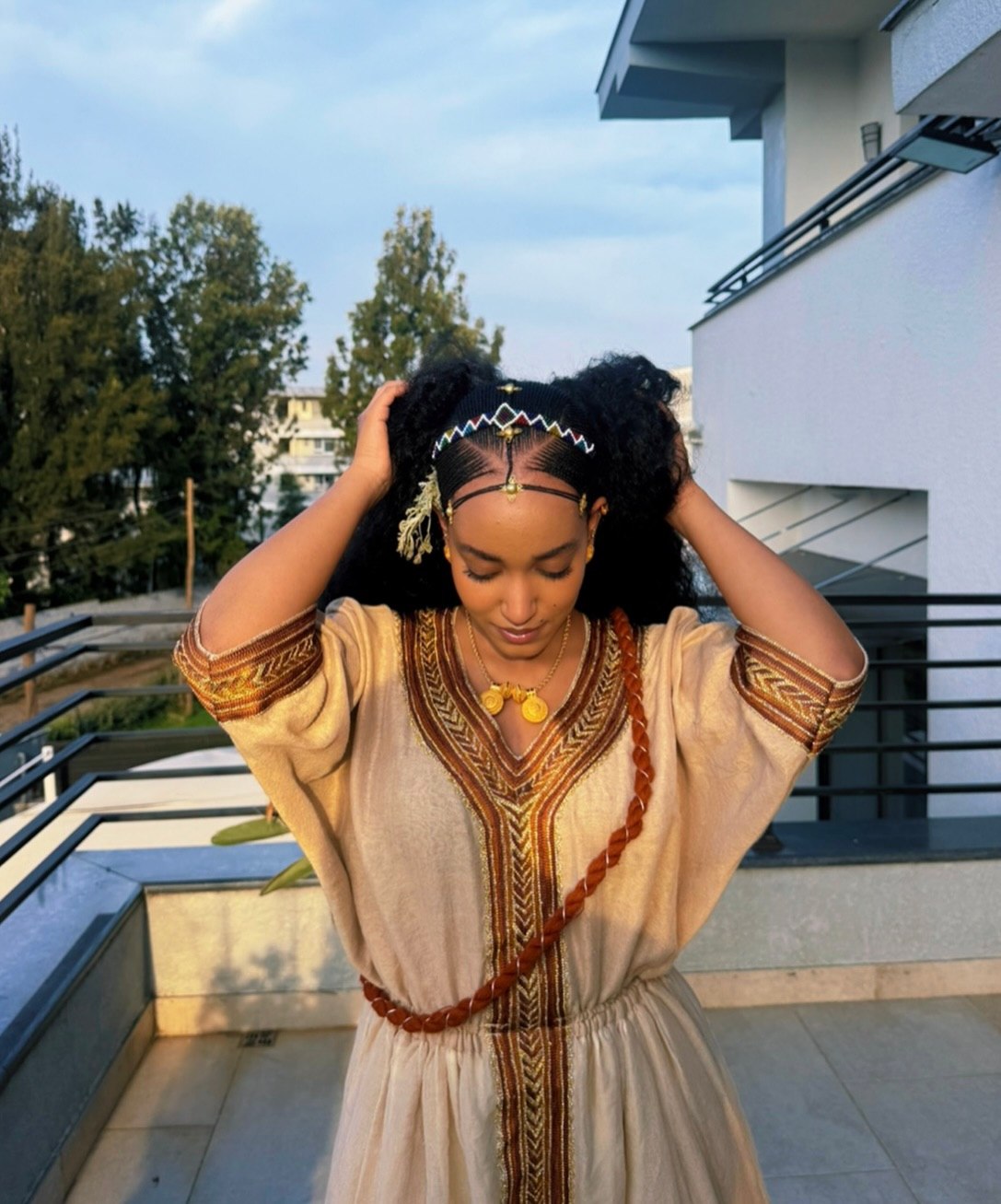 Shop Elegant Habesha Kemis Online Ethiopian Traditional Clothing Heritage Style Habesha Dress 1107
