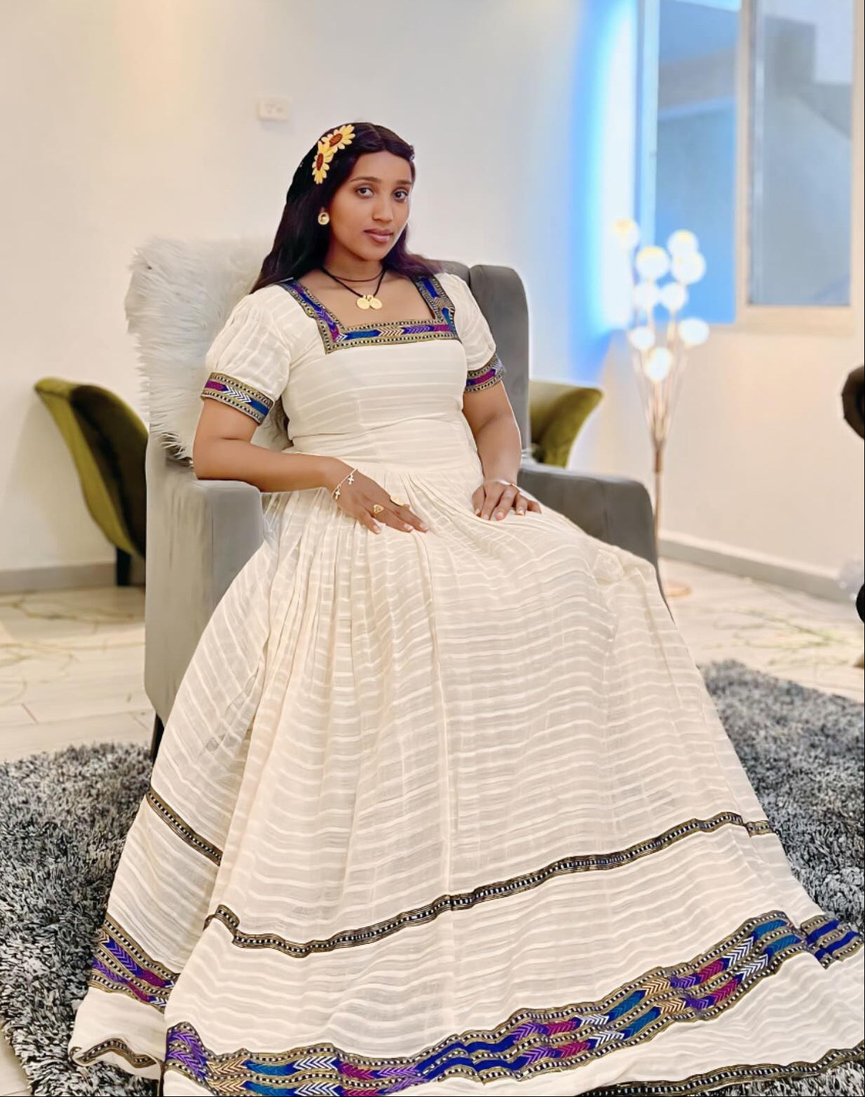 Elegant habesha kemis Authentic Habesha Dress in Traditional Ethiopian Style
