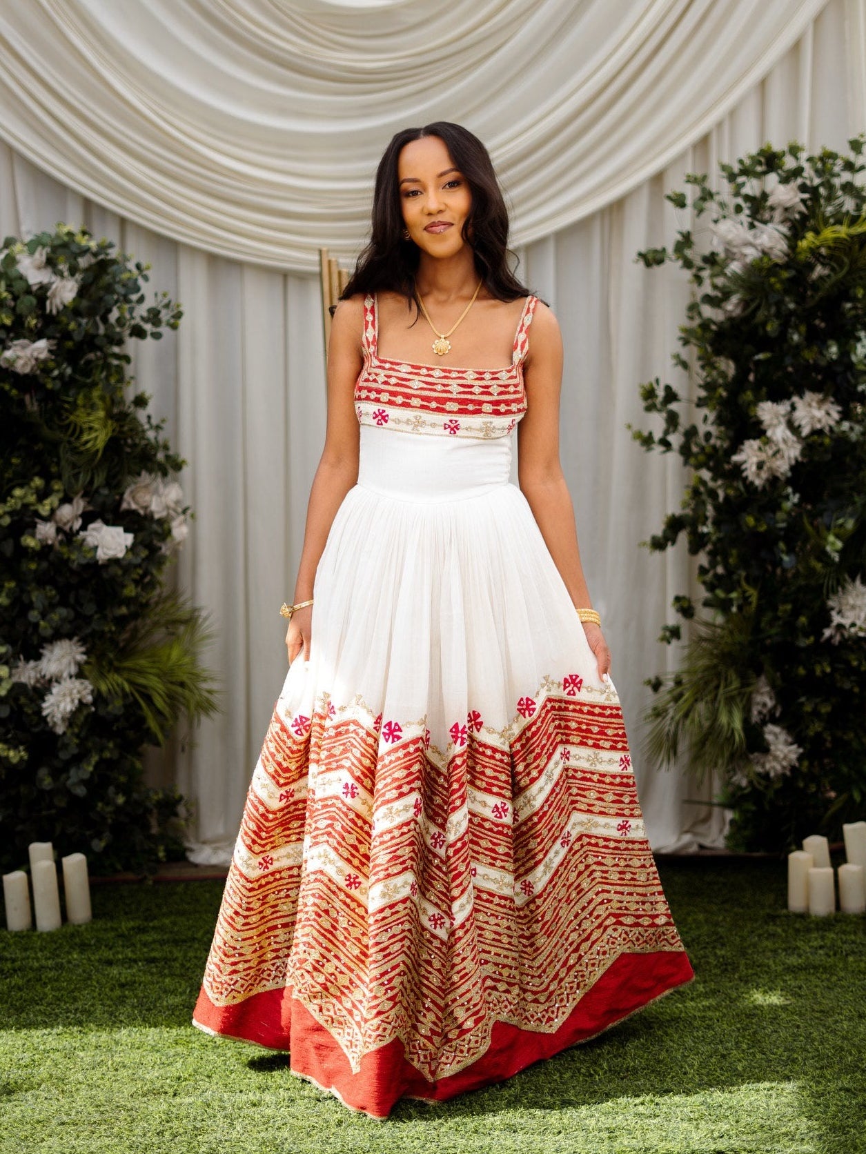 Traditional Ethiopian Wedding Attire Classic Habesha Kemis Collection