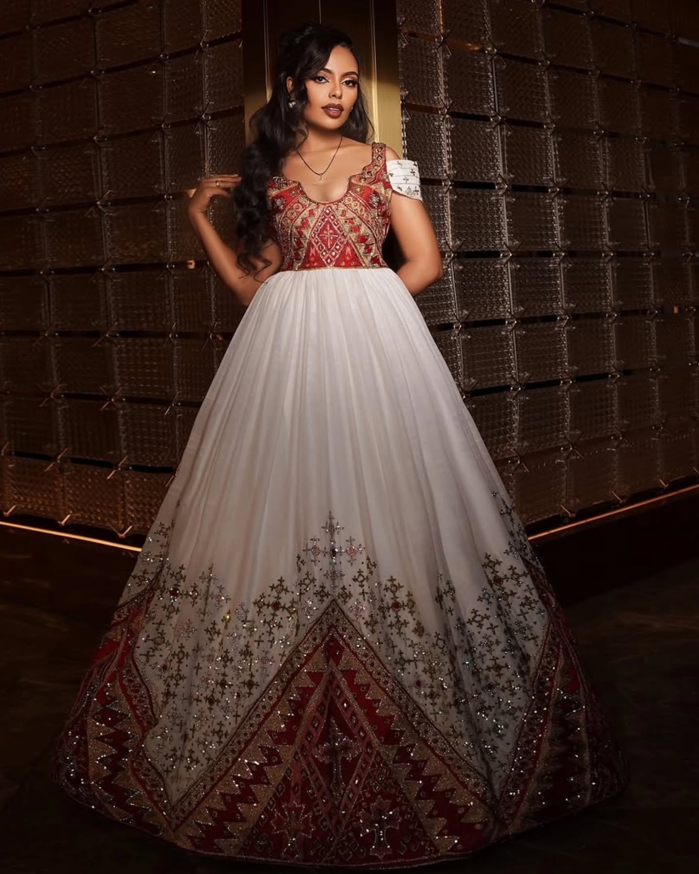 Traditional Ethiopian Wedding Dress Luxurious Habesha Kemis Online Graceful Habesha Dress 653