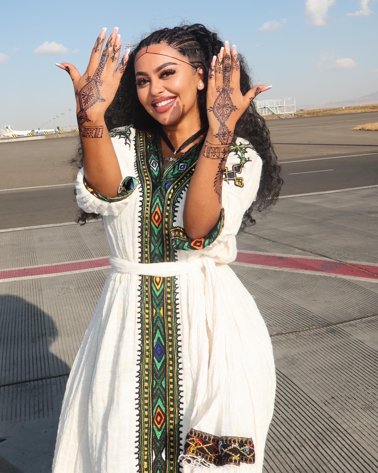 Elegant Colorful Habesha Dress Beautiful Habesha Kemis Style Handwoven Habesha Kemis 660