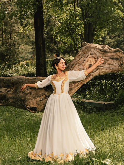 Luxury Habesha Dress for Women Handcrafted Ethiopian Clothing Habesha Kemis For Cultural Elegance 234