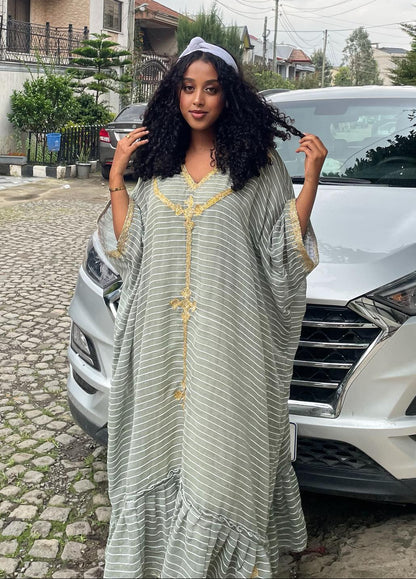 Habesha Dress & Ethiopian Clothing Authentic Habesha Kemis Style