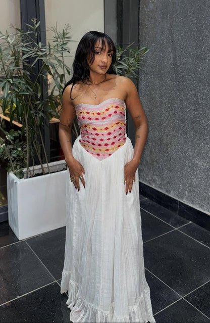 Habesha Kemis Online Strapless Habesha Dress Classic Traditional Ethiopian Dress 