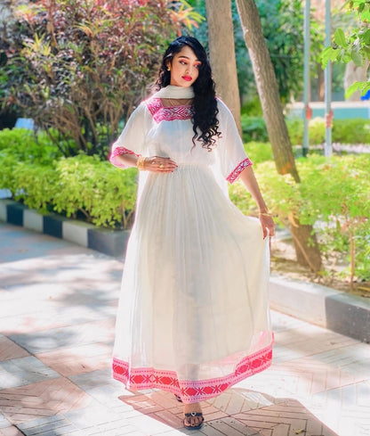 Simple Embroidery Ethiopian Dress Simple Design Habesha Kemis Stylish Habesha Dress 461
