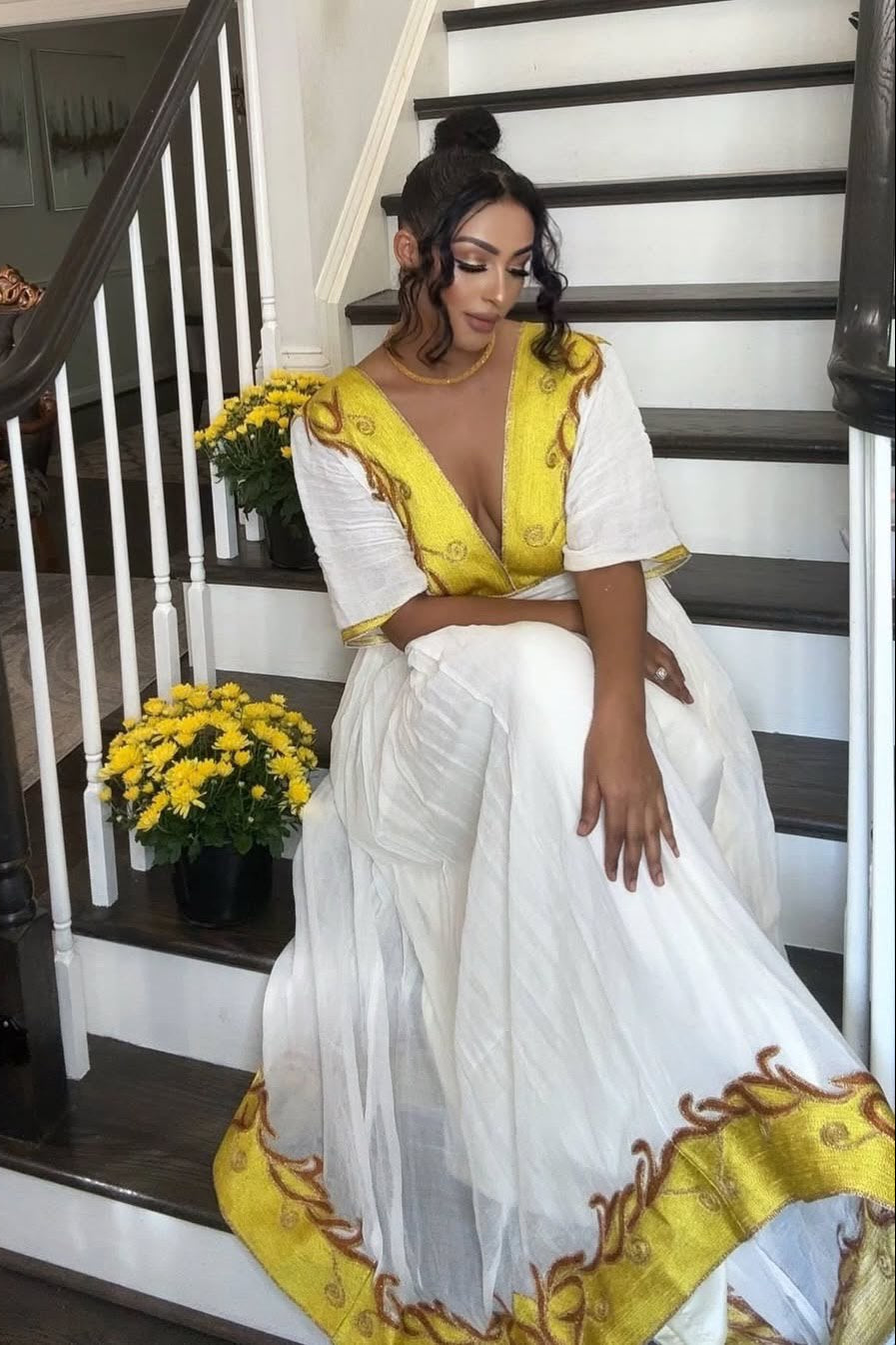 Habesha Kemis Inspired by Traditional Ethiopian Craftsmanship