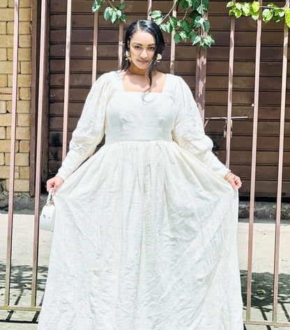 White Habesha Kemis Minimalist Cultural Habesha Dress Stylish Ethiopian Dress 245