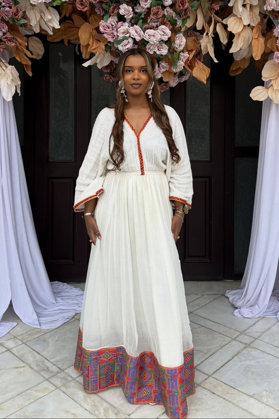 Handwoven Habesha Dress For Festive 
