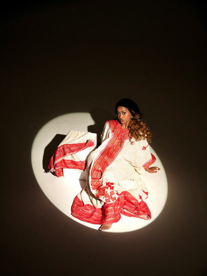 Timeless Habesha Kemis Red Embroidery Habesha Dress Traditional Ethiopian Clothing 584