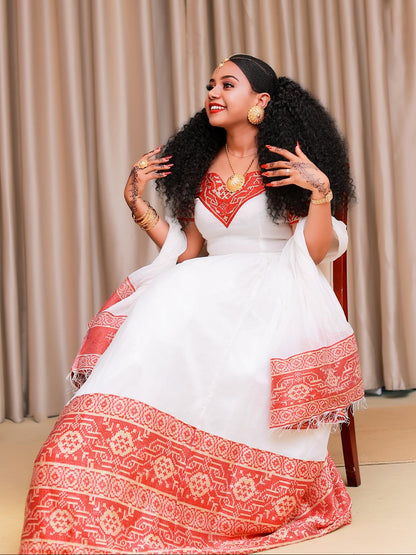 Ethiopian Wedding Dress Traditional Ethiopian Clothing