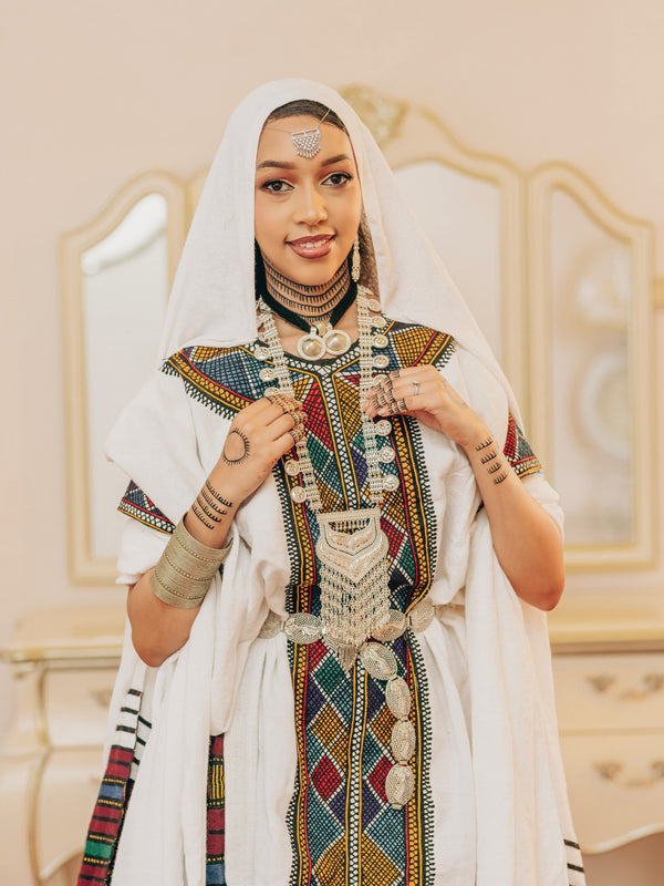 Authentic Ethiopian Dress Habesha Kemis Online Ethiopian Traditional Clothing For Festive 909
