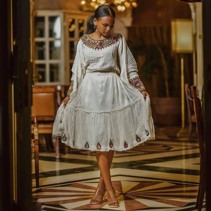 Short Summer Habesha Dress Habesha Kemis Design Habesha Libs es00128